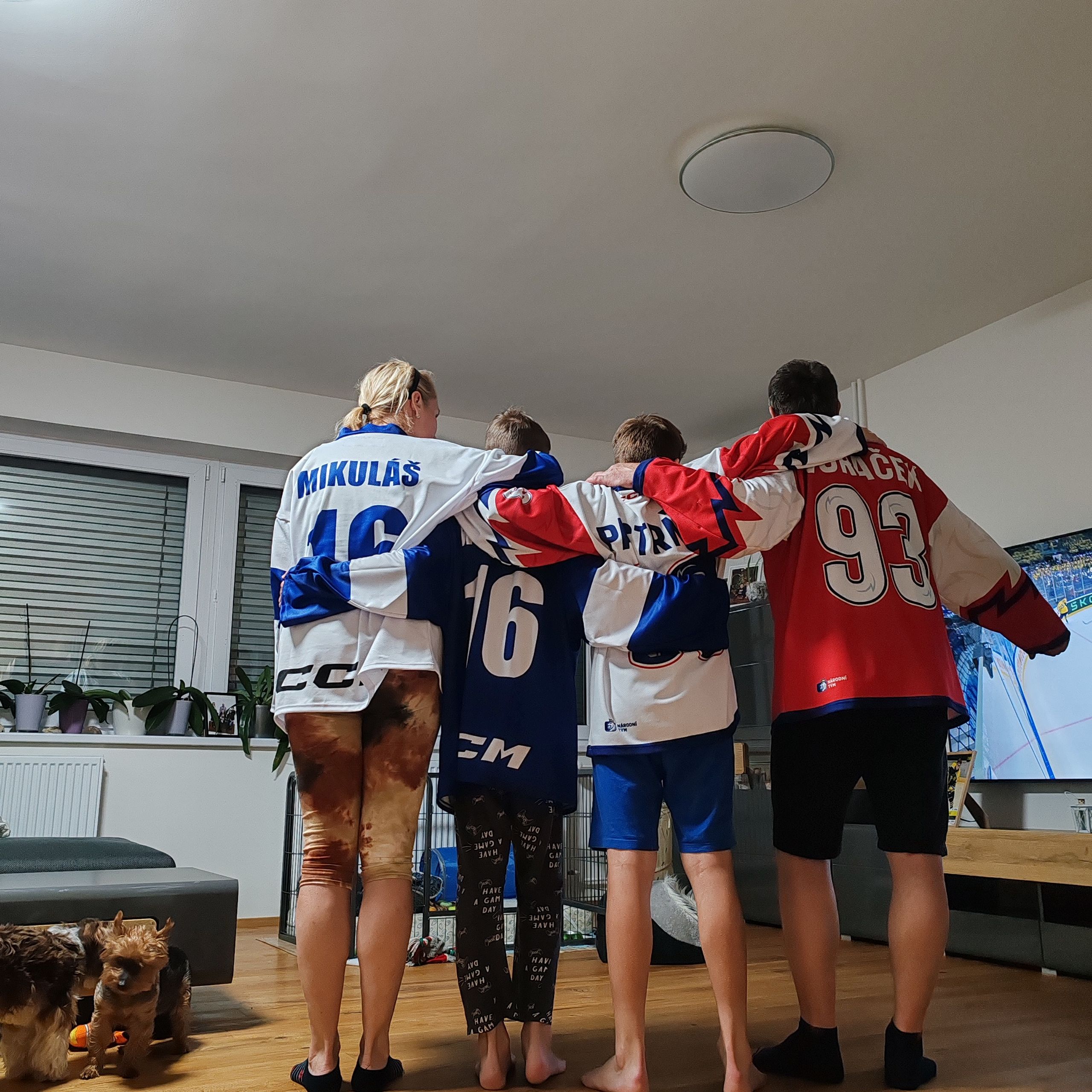 Soutěžní fotografie - Fandí celá rodina,  Zlínský kraj