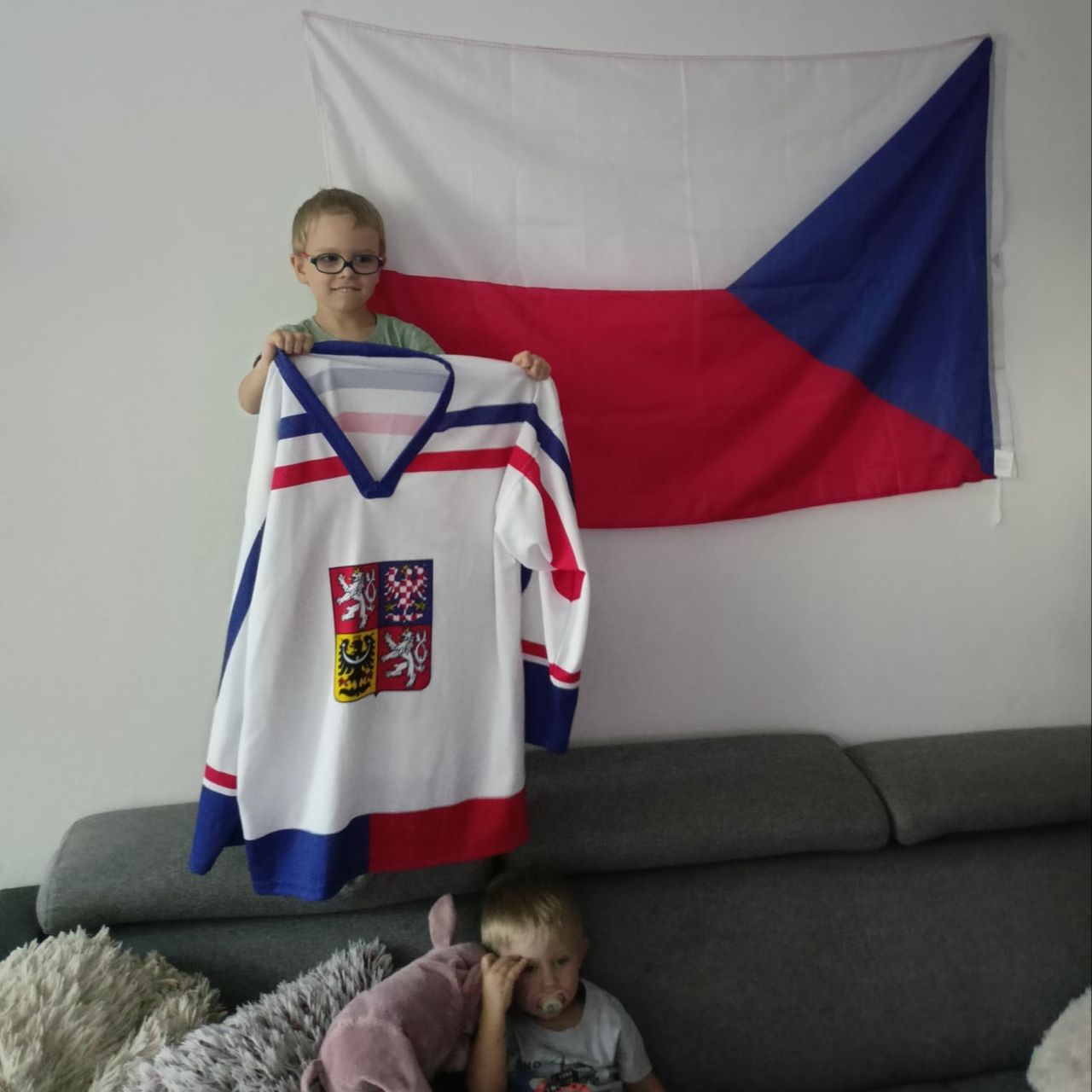 Soutěžní fotografie - Děti fandí,  Jihočeský kraj