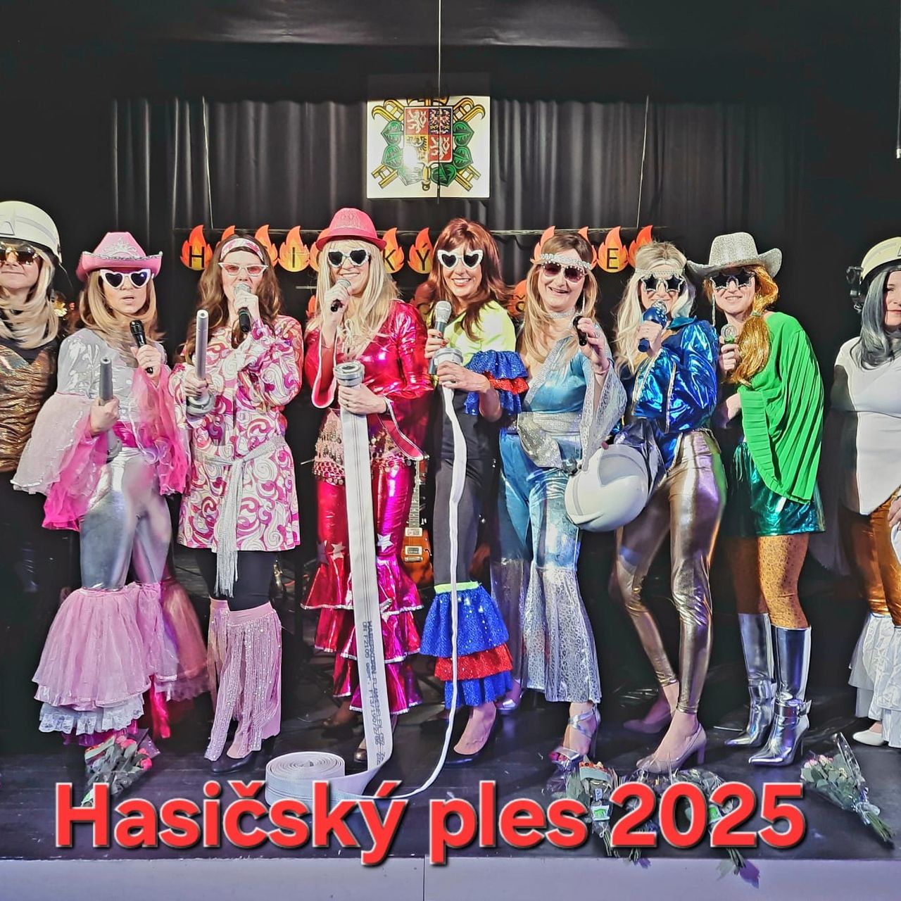 Soutěžní fotografie - DISCOhasičky,  Jihočeský kraj