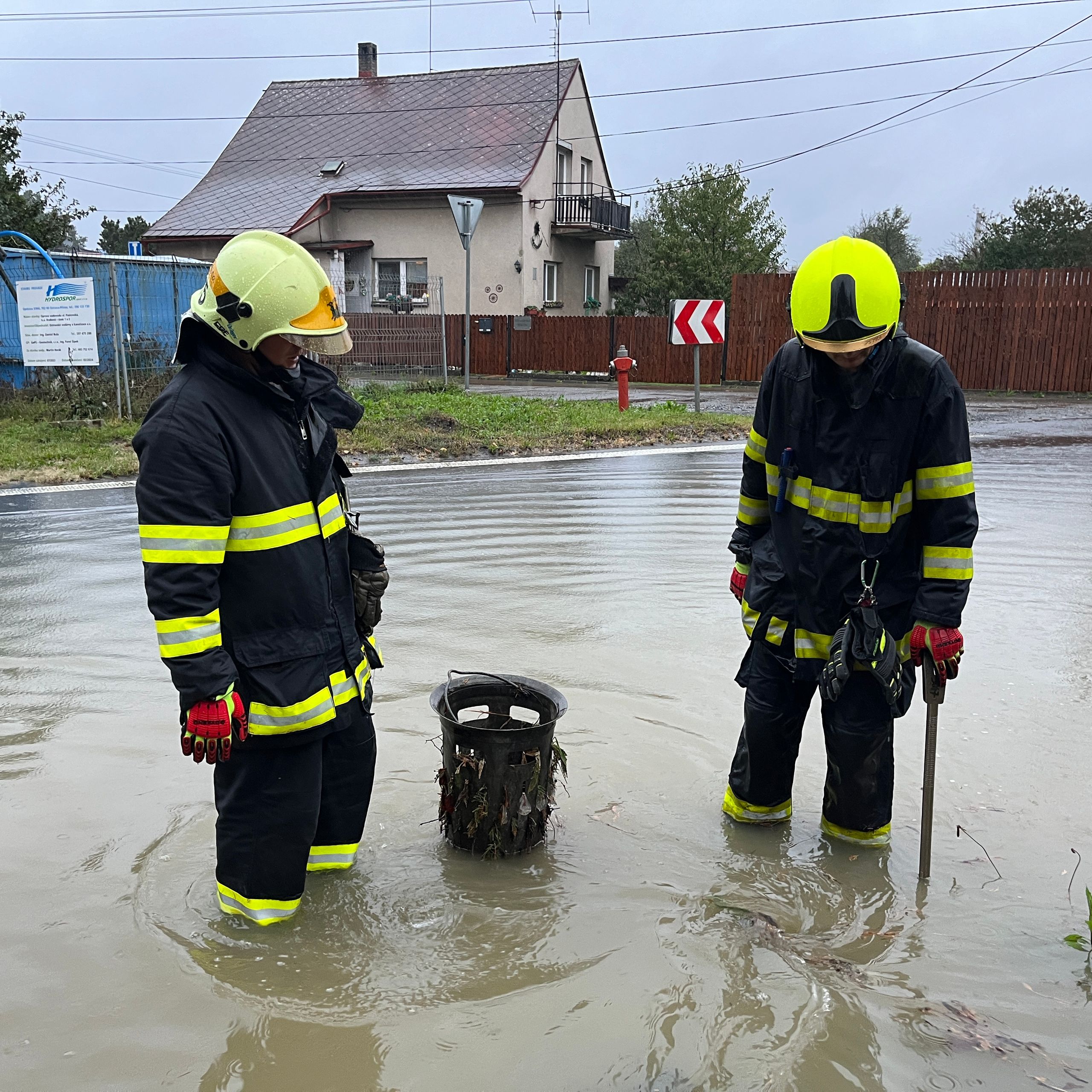 Soutěžní fotografie - Povodně v Hrabové,  Moravskoslezský kraj