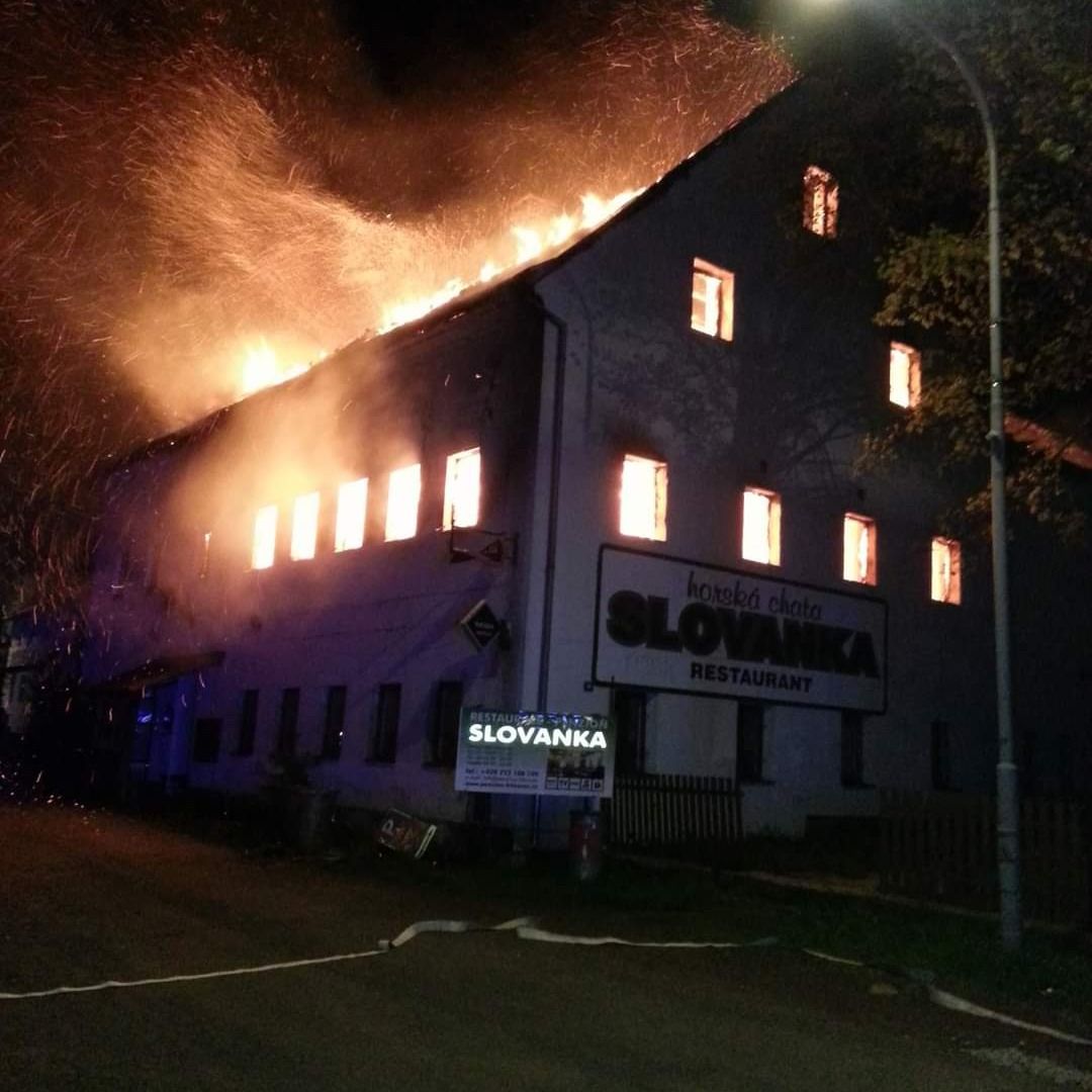 Soutěžní fotografie - Požár,  Ústecký kraj
