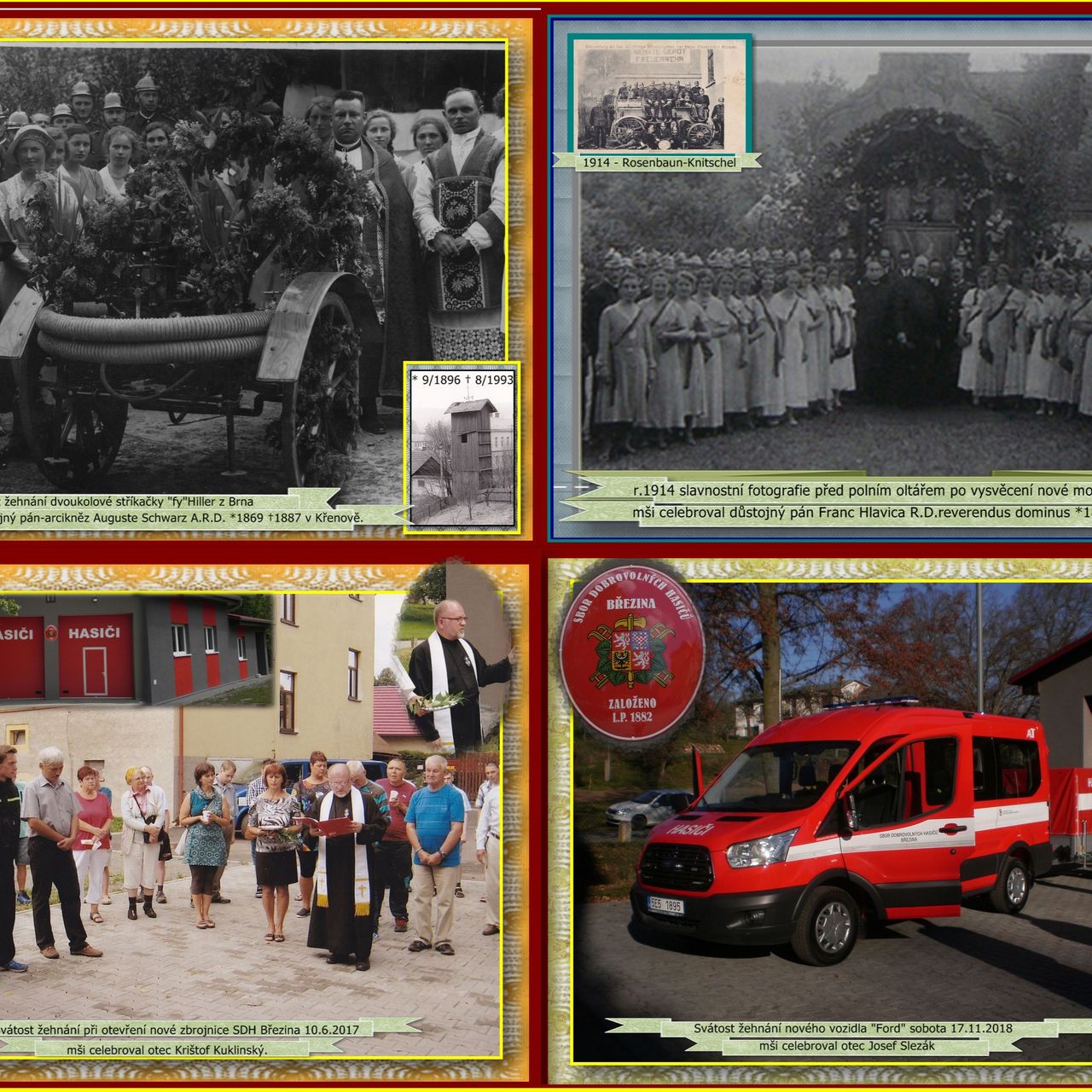 Soutěžní fotografie - Historie svěcení majetku sboru ,  Pardubický kraj
