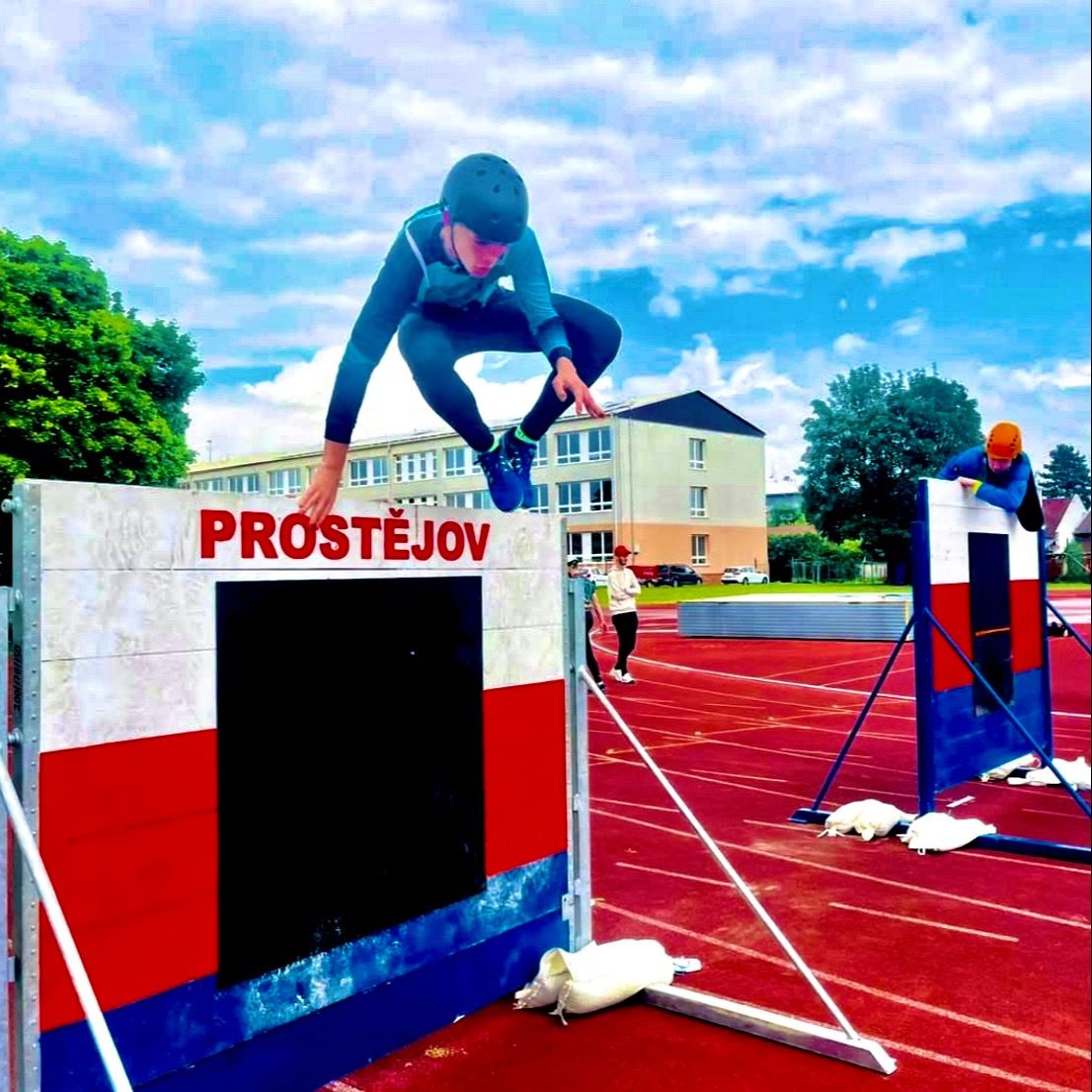 Soutěžní fotografie - Prvni závody na 100m,  Olomoucký kraj