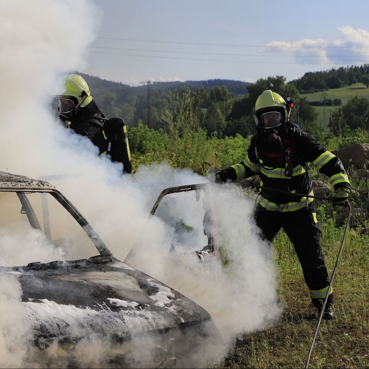 Soutěžní fotografie - Kouřová clona,  Plzeňský kraj
