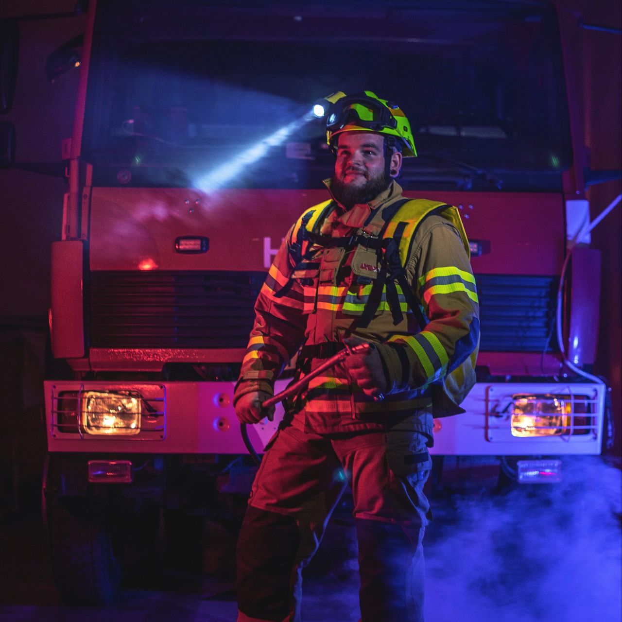 Soutěžní fotografie - Za každým výjezdem je srdce dobrovolníka,  Středočeský kraj