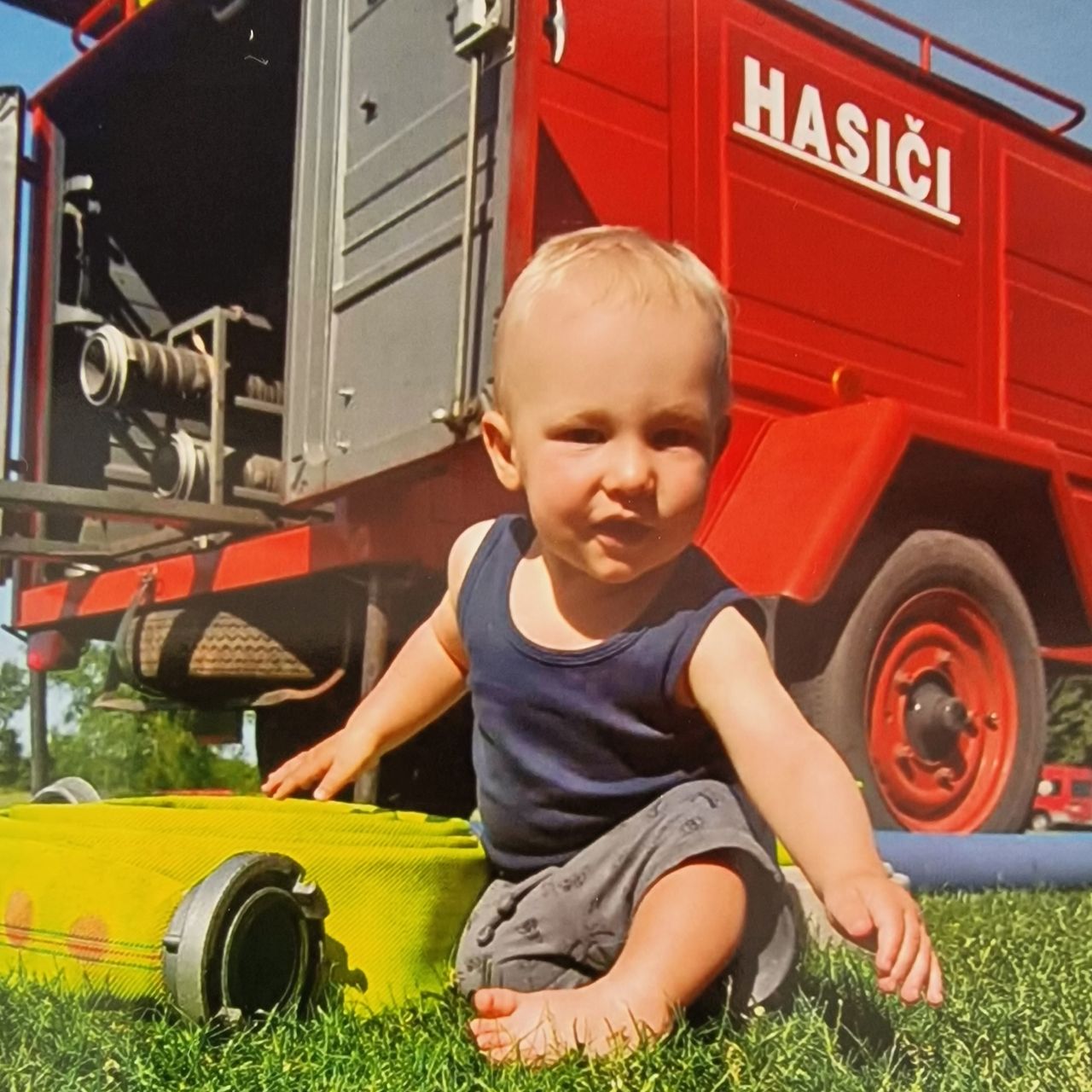 Soutěžní fotografie - Budoucí hasič,  Středočeský kraj