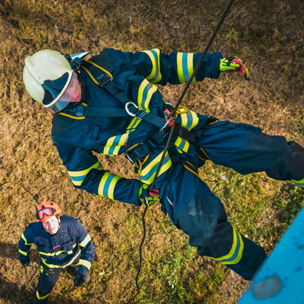 Soutěžní fotografie - Slaňování na Rescue campu,  Jihomoravský kraj