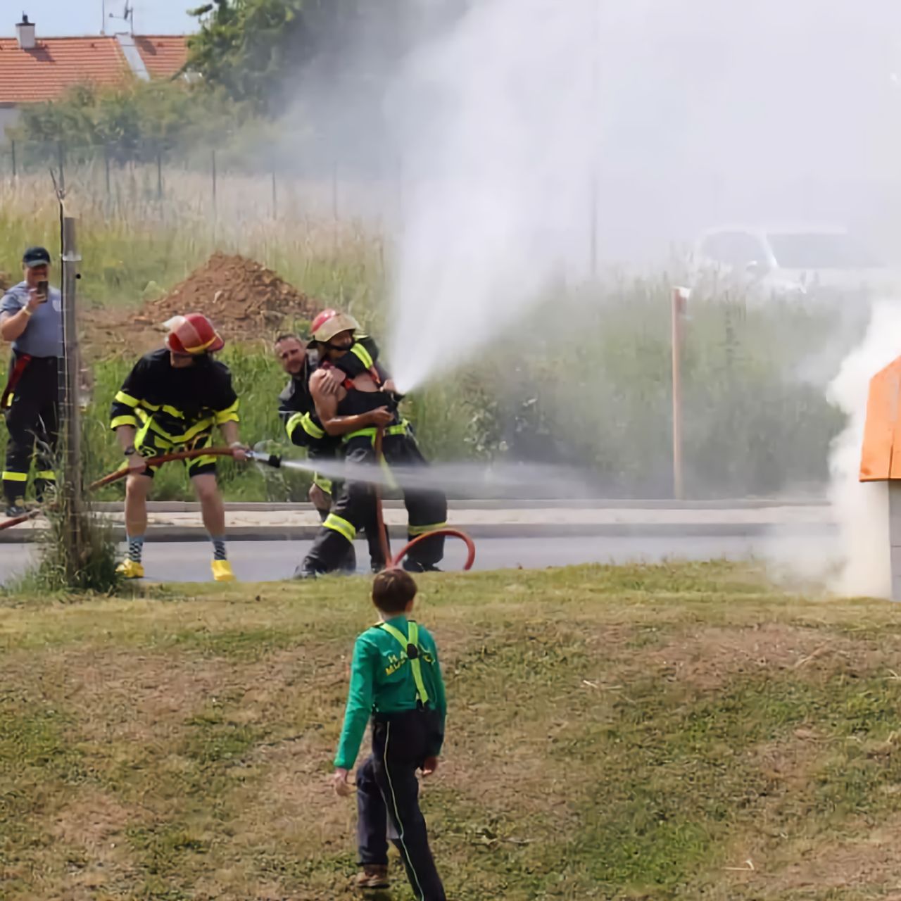 Soutěžní fotografie - Konečně zábava na oslavách 120 let SDH H,  Středočeský kraj