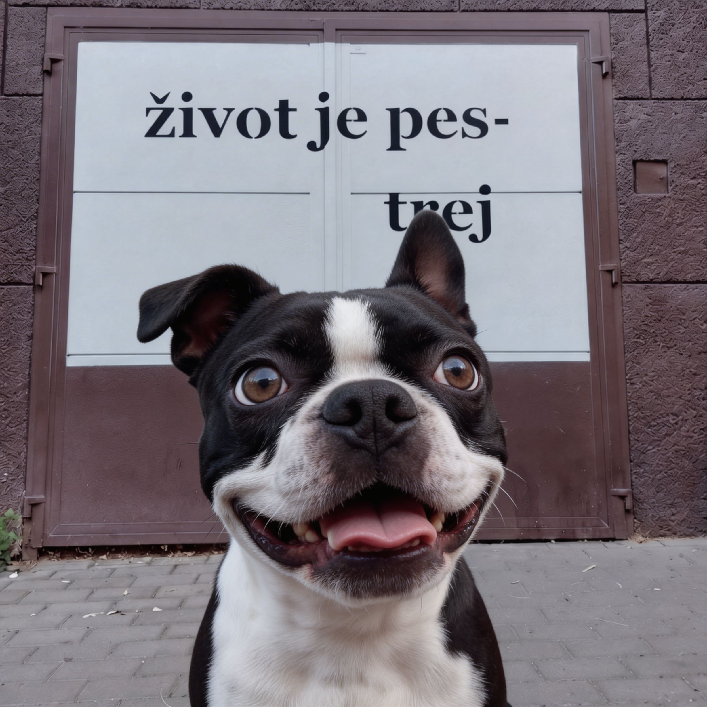 Soutěžní fotografie - PUMPA,  Bostonský terier