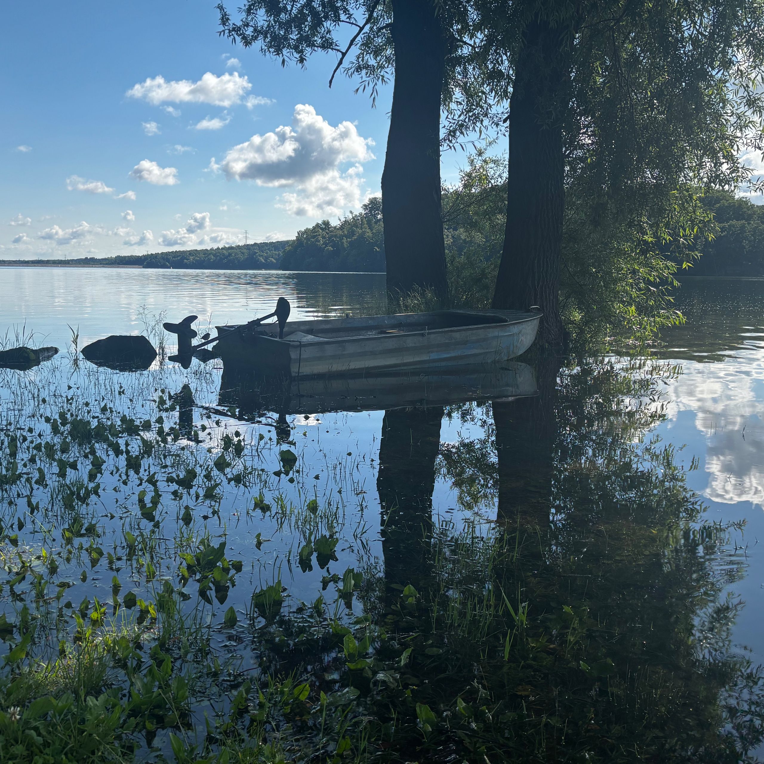 Soutěžní fotografie - Ukotvený čas,  Těrlická přehrada