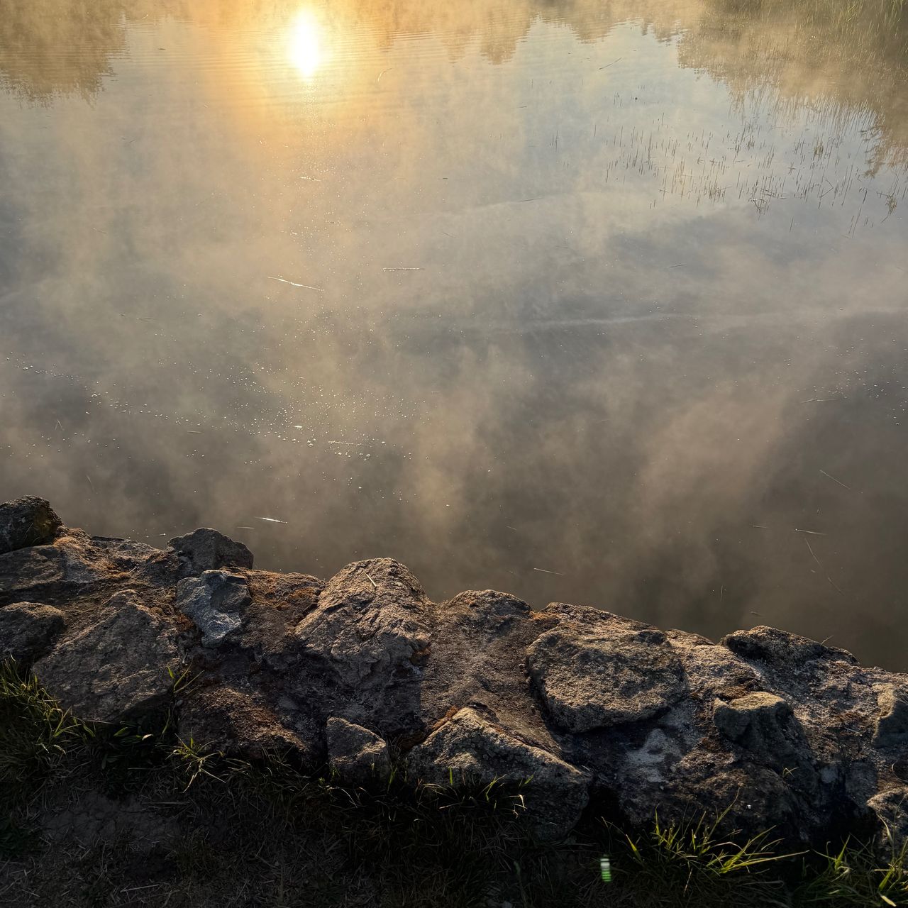 Soutěžní fotografie - Brzy rano u rybnika,  Praha 14