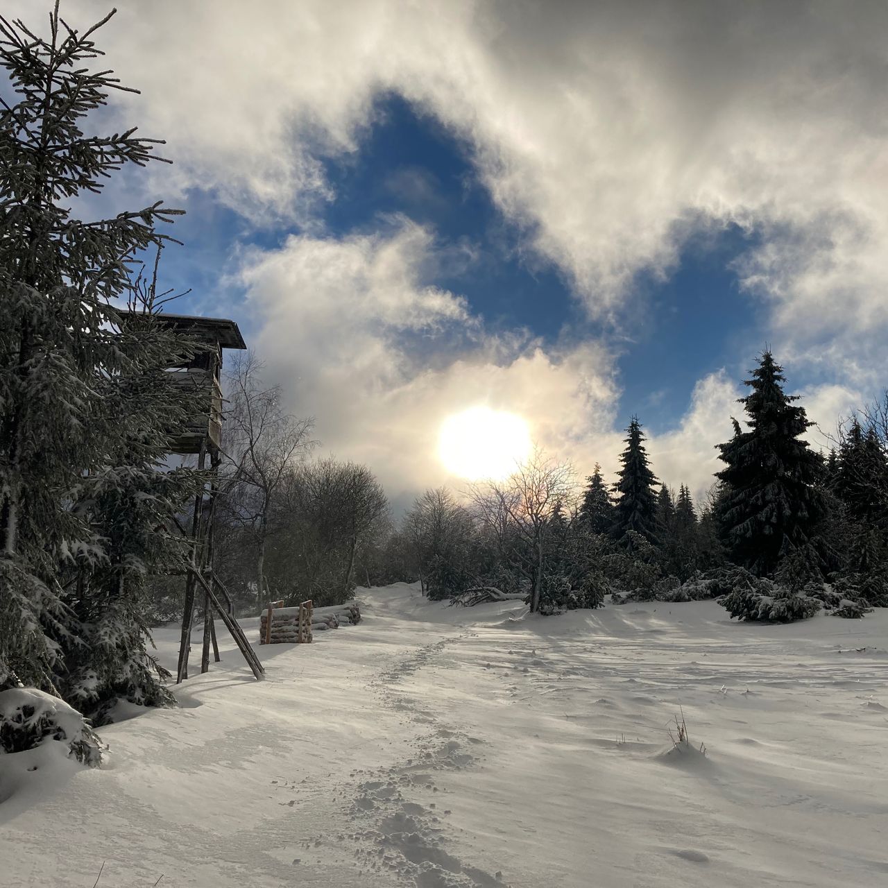 Soutěžní fotografie - Otisk zimy,  Dlouhá Louka