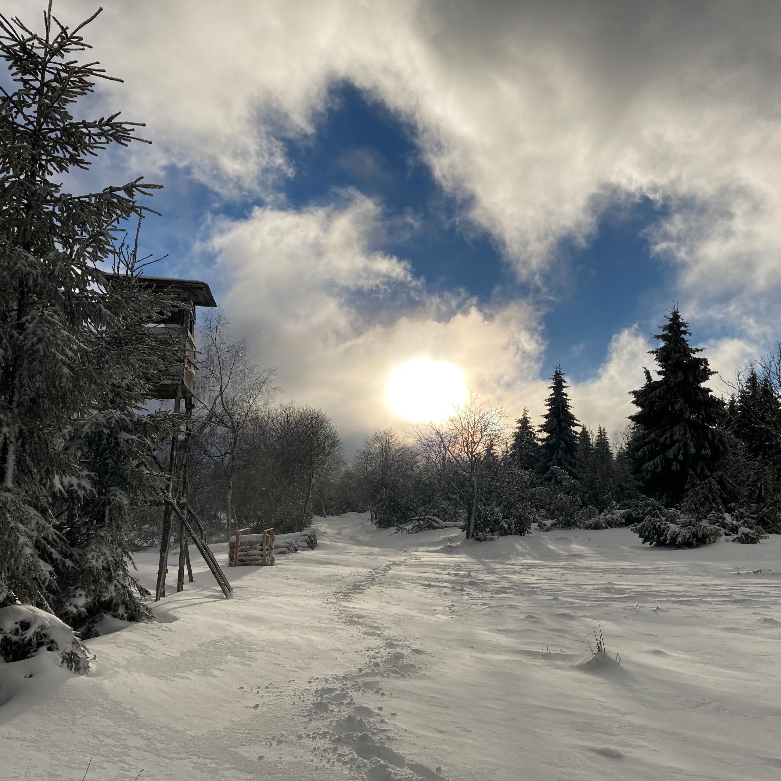 Soutěžní fotografie - Otisk zimy,  Dlouhá Louka