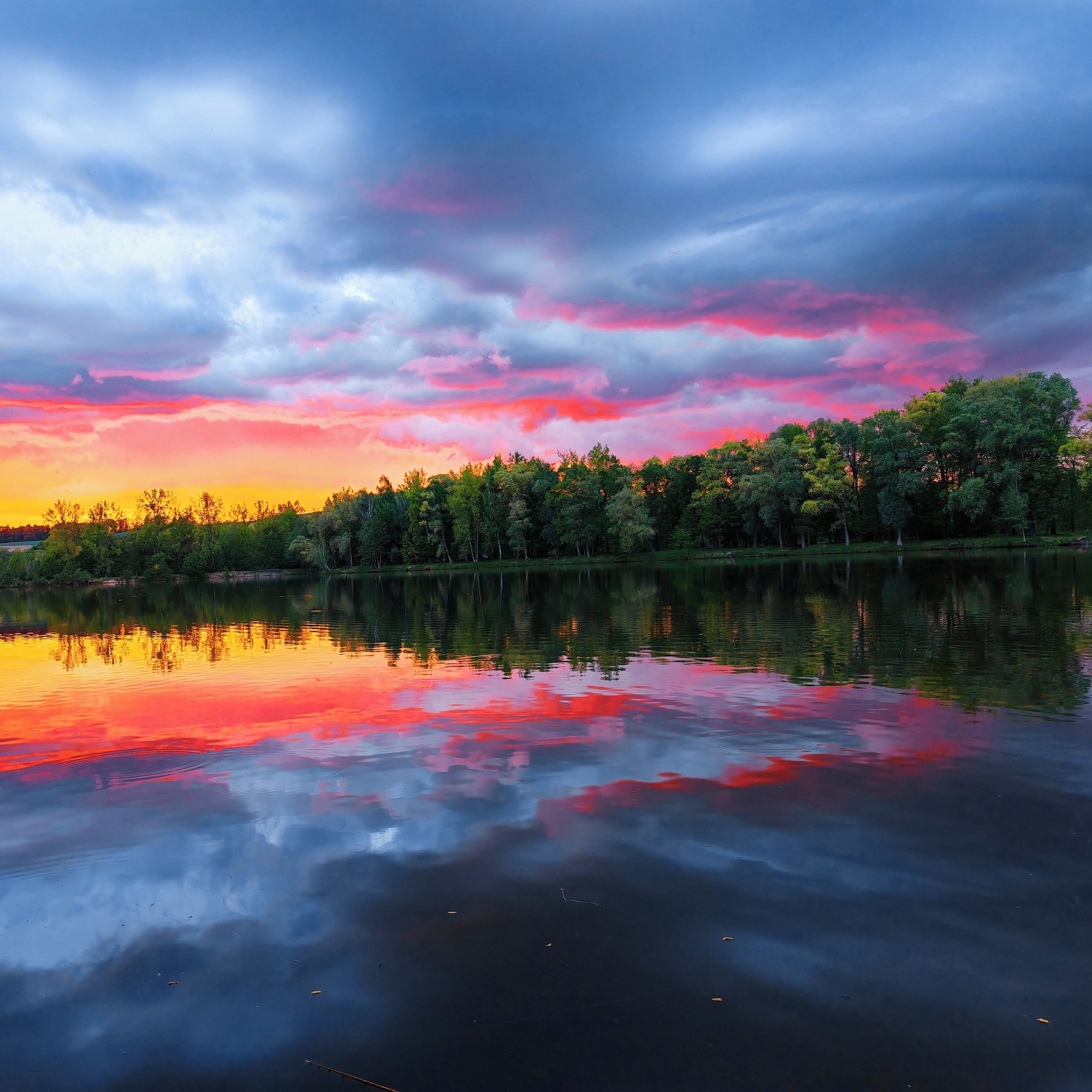 Soutěžní fotografie - Západ Slunce,  Hustopeče nad Bečvou