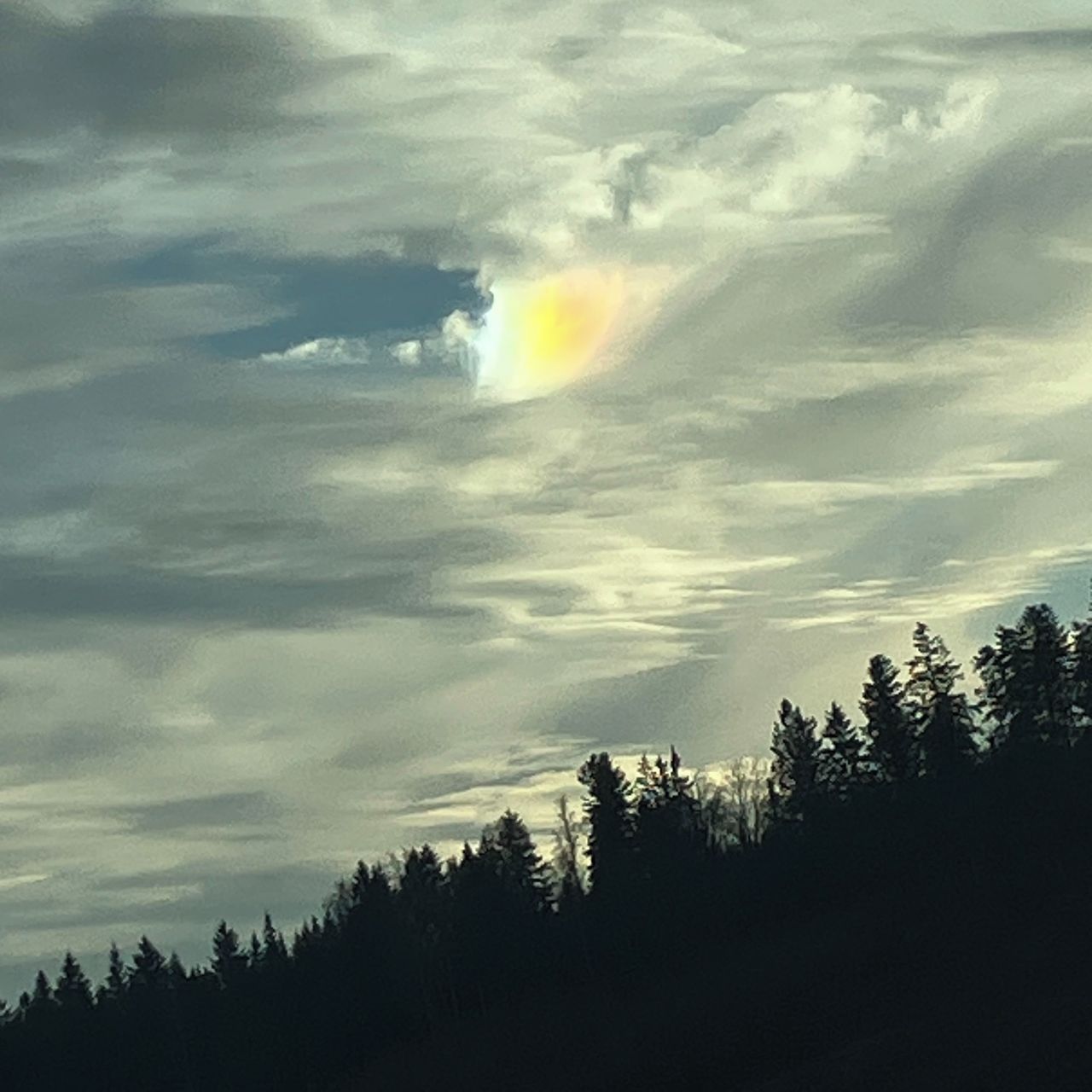 Soutěžní fotografie - záhada na obloze,  Sázavka okr. Havlíčkův Brod