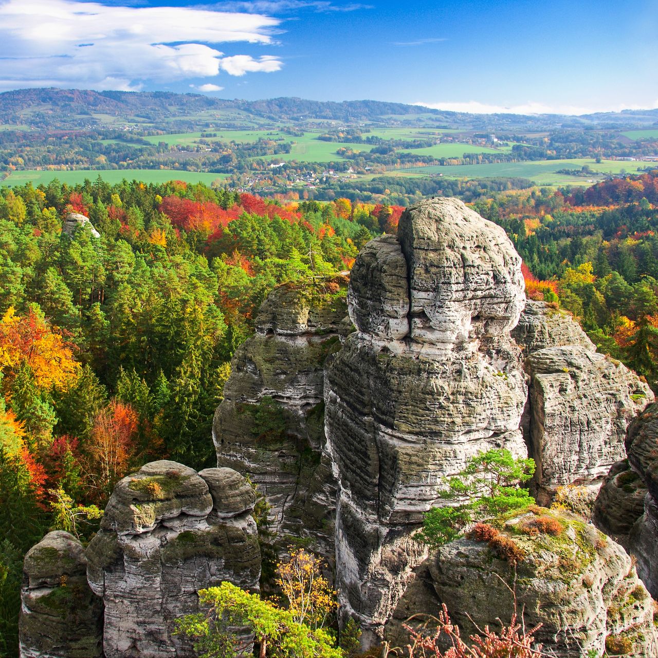Soutěžní fotografie - Podzim ve skalním městě,  Hruboskalské skalní město