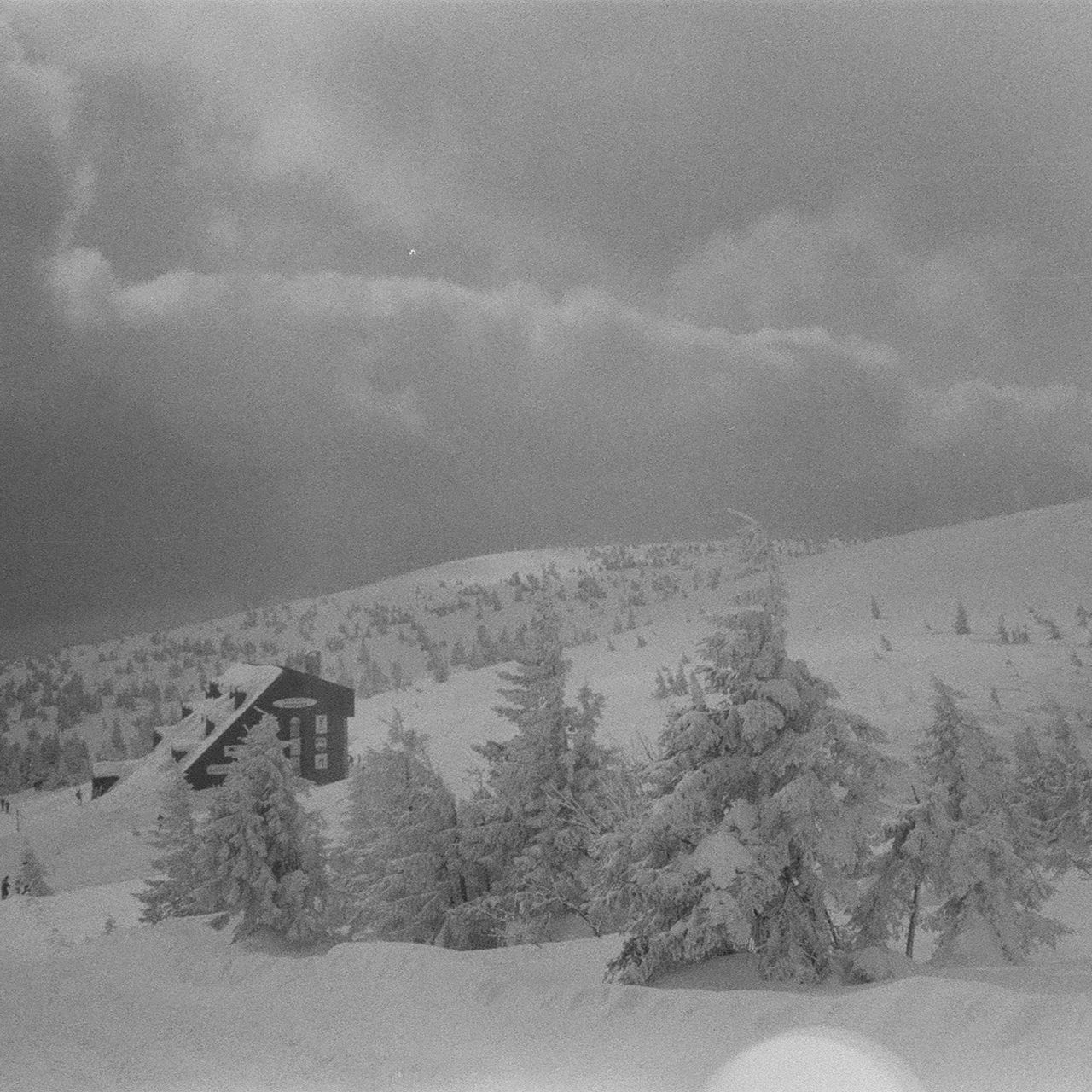 Soutěžní fotografie - Biela tma,  Krkonošský NP