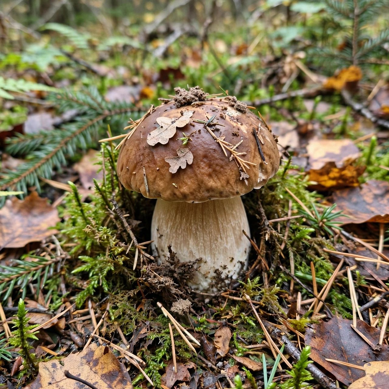 Soutěžní fotografie - Pan Hřib si dal čepici