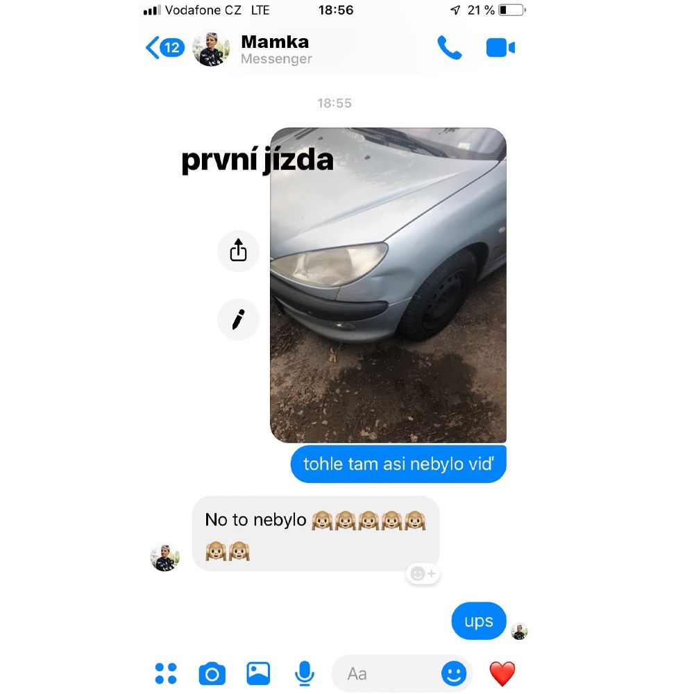 Soutěžní fotografie - Krabice,  Peugeot 206