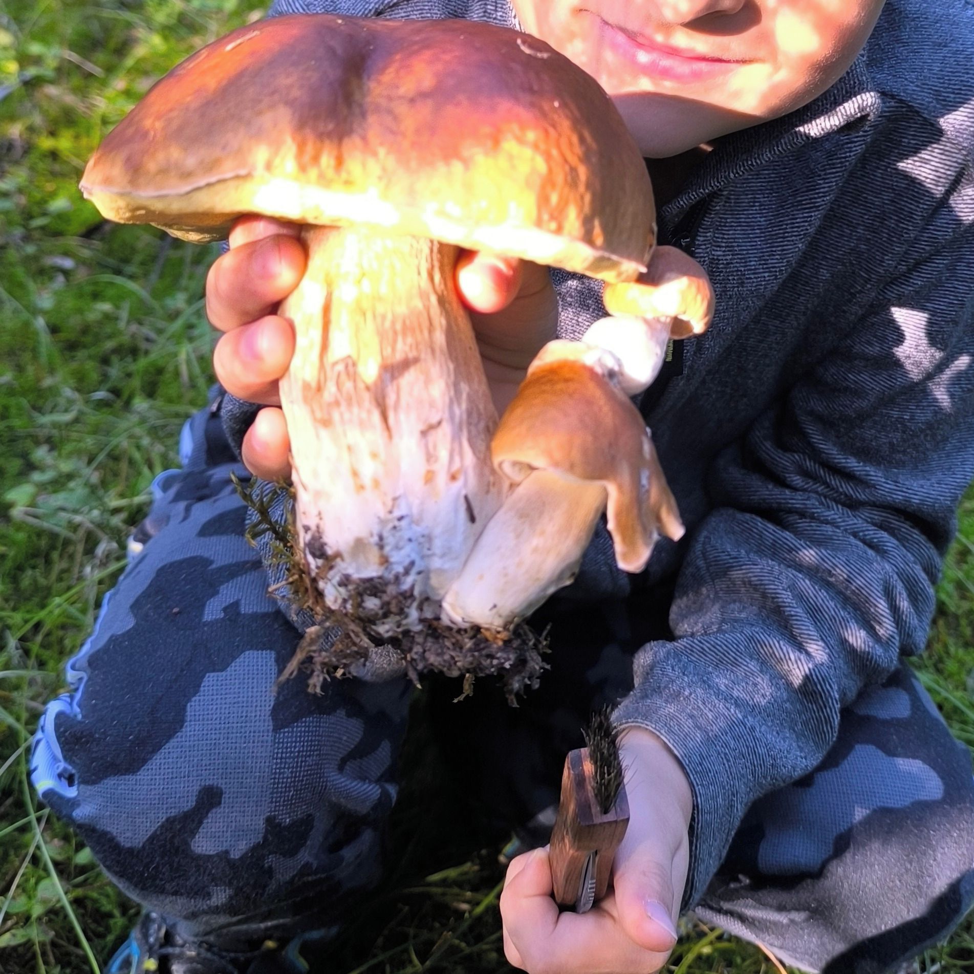 Soutěžní fotografie - Hřib s hřibem a hříbkem na klobouku